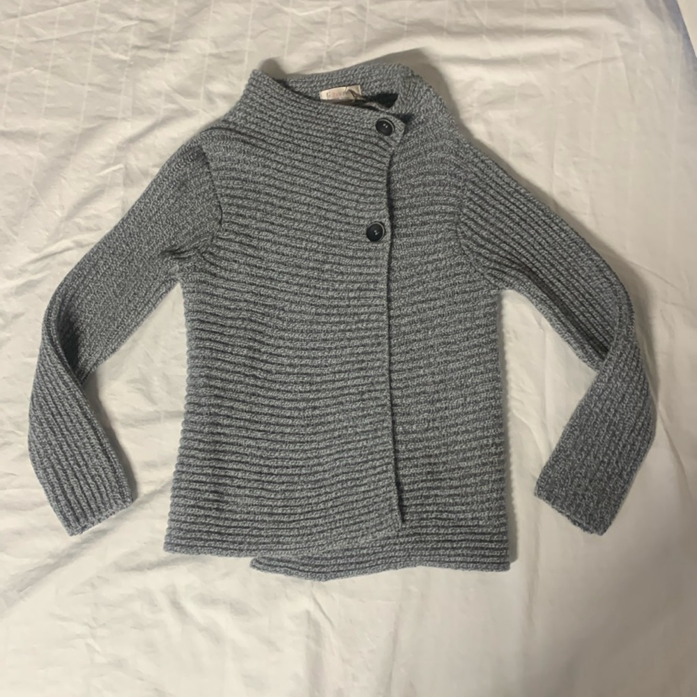 Merino Wool Ireland Made Sweater jacket.